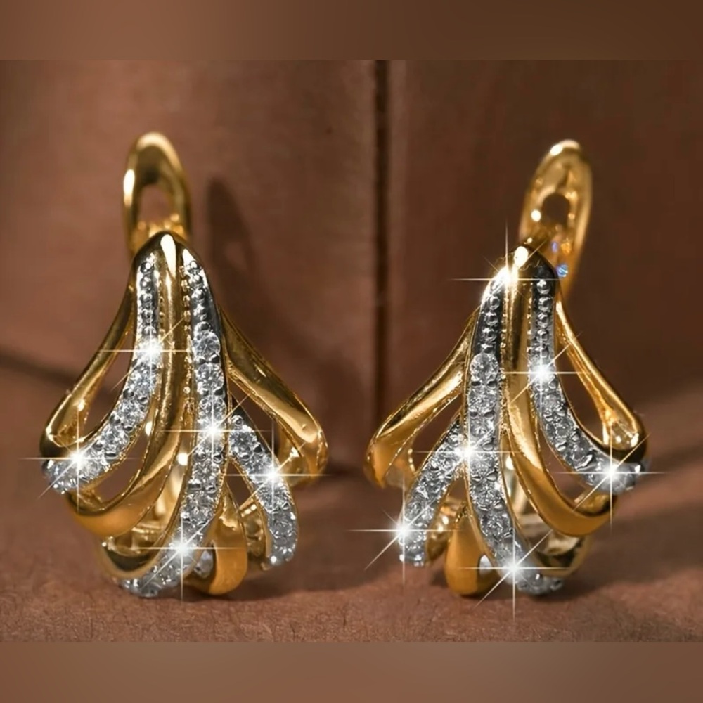 Earrings Elegant Gold and Silver Earrings. Like new